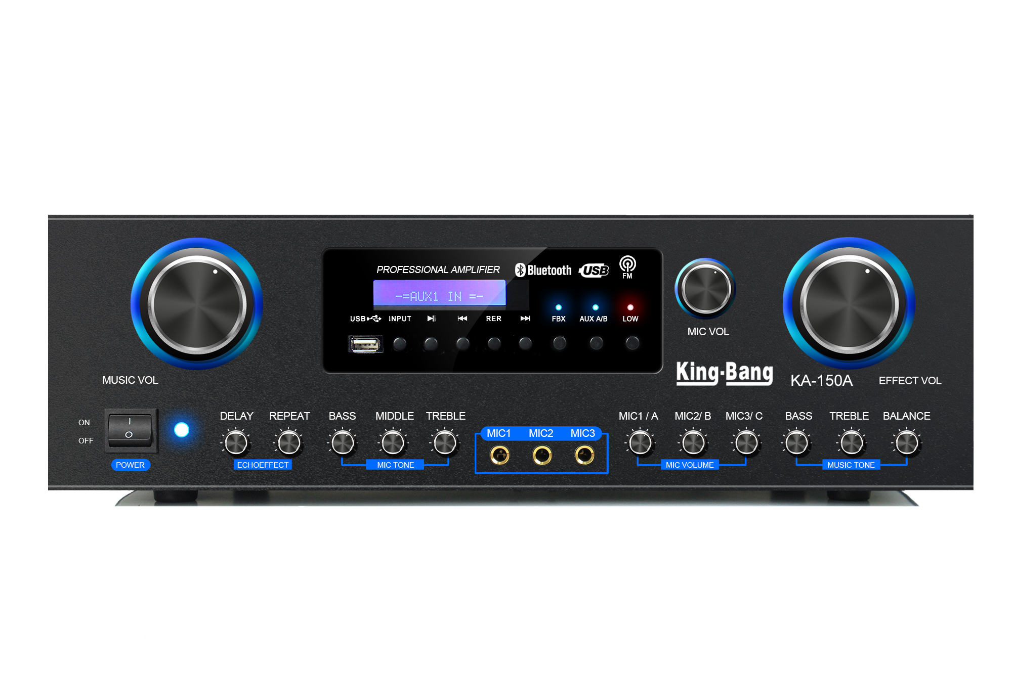 150W藍牙、MP3卡包功放 KA-150A