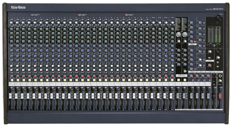 32路調(diào)音臺(tái)   MG32/14FX