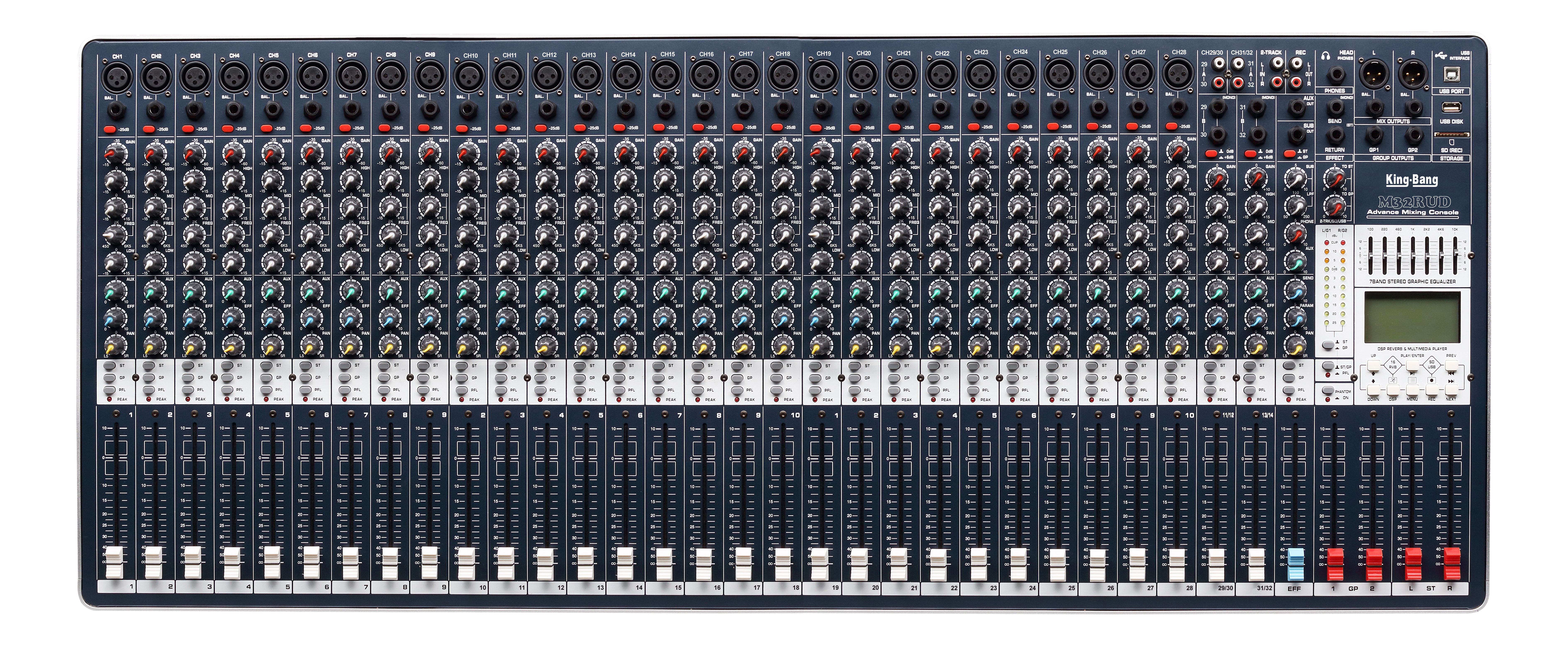 32路調(diào)音臺(tái)  M32RUD